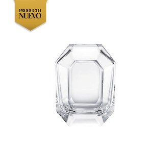 Baccarat Jarron Octogonal Cristal